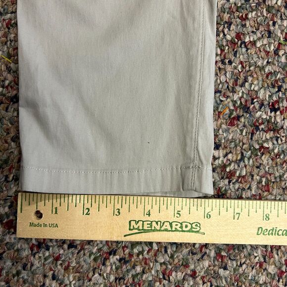 Birddogs Light Gray Flat Front Straight Leg Classic Stretch Khakis Size 34 X 30 - Picture 14 of 14